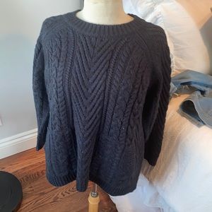 525 America navy blue crew neck sweater